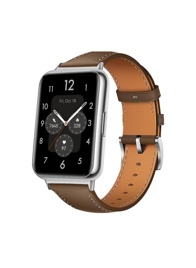 NIBEMINENT leather Band for Huawei watch fit 2  - Image 1