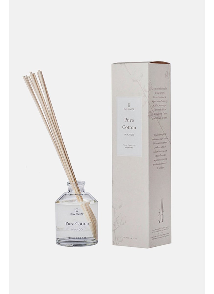 Muy Mucho - Pure Cotton Stick Diffuser 100 ml, Beige - Image 1