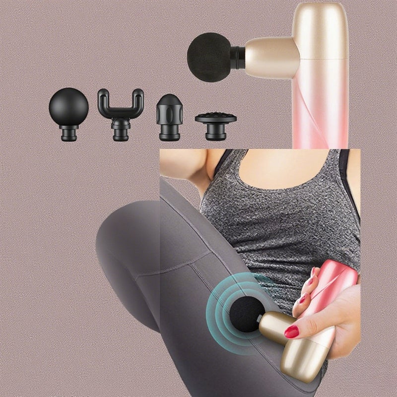 Small Portable Fascia Machine Massage Instrument 5 Gears Deep Relaxation Relax Muscles Relieve Soreness Auto-off Protection - Image 4
