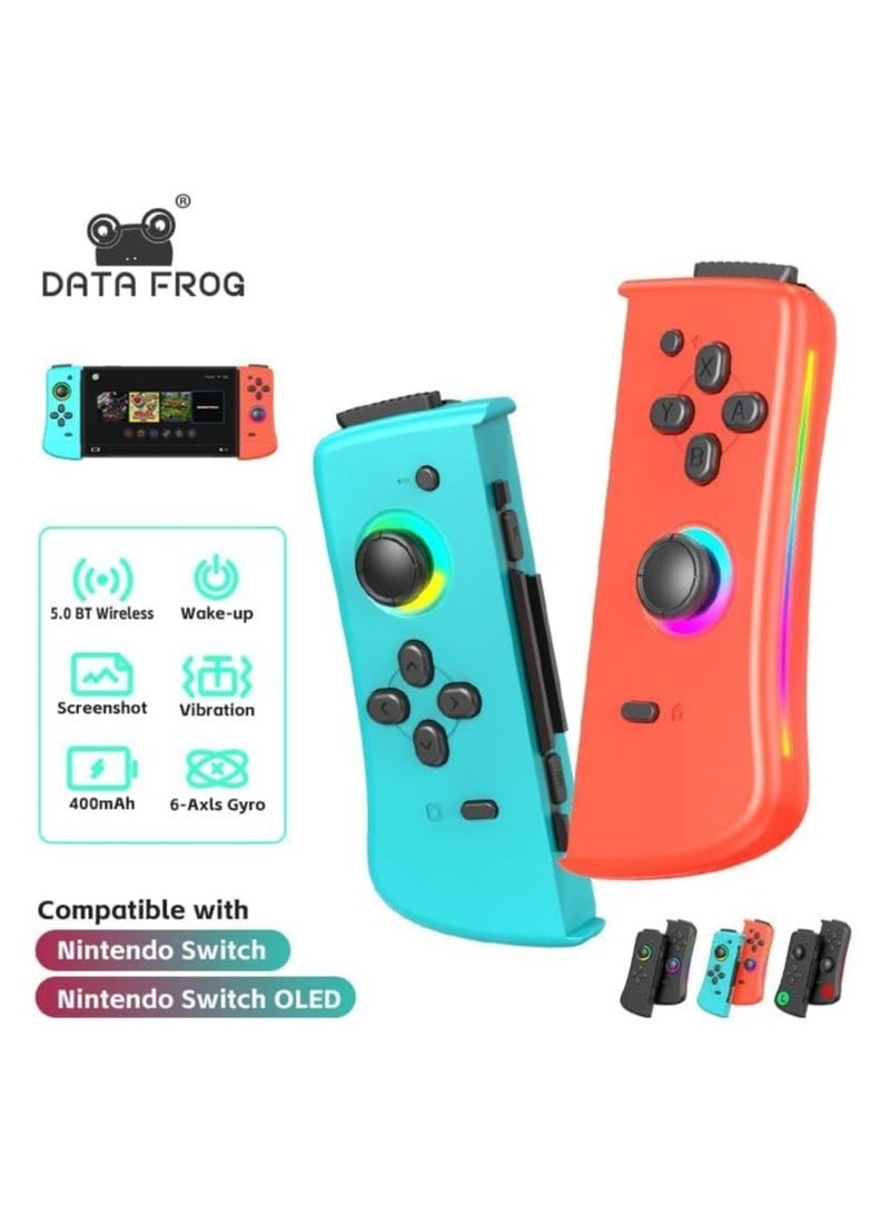 General The controller is compatible with Nintendo Switch, and the L/R controller replaces the joystick compatible with Nintendo Switch/Lite/OLED, with wake-up/screenshot/dual vibration/motion control functions  - Image 3