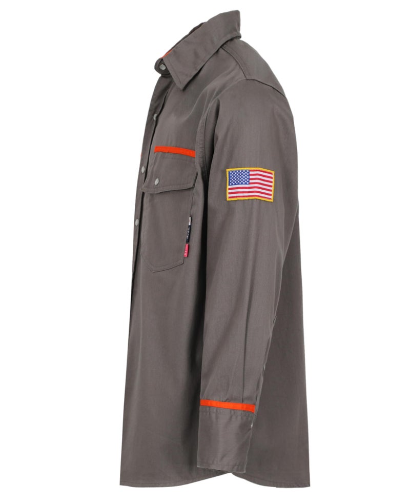 BOCOMAL FR Shirts for Men Flame Resistant Light Weight NFPA2112 Fire Retardant Welding Shirt Water & Oil Repellent Finish - Image 5