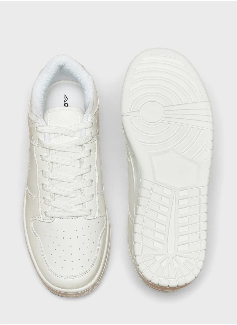 شو اكسبرس Lace Up Low Top Sneakers