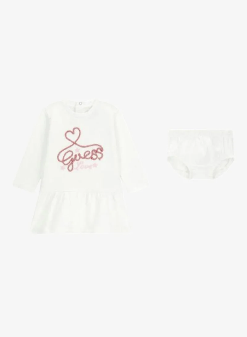 GUESS Infant Long Sleeve Mini Dress And Panty