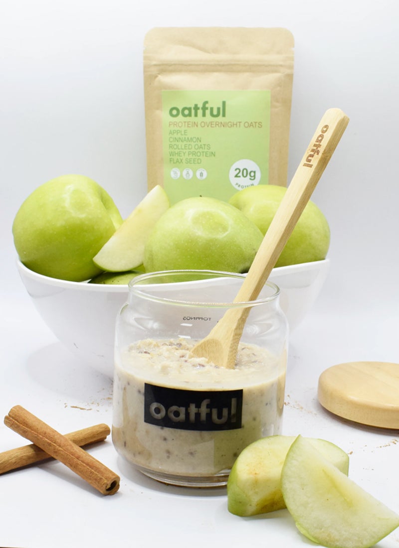 Oatful Apple Cinnamon Protein Overnight Oats Mix 85g - Image 4