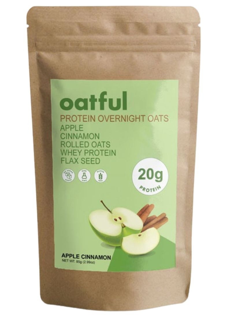 Oatful Apple Cinnamon Protein Overnight Oats Mix 85g 
