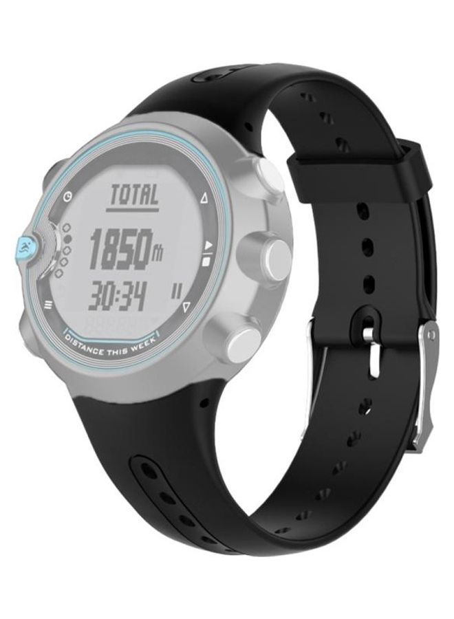 NIBEMINENT Replacement Wrist Strap Watchband For Garmin Swim Watch Black - Image 1
