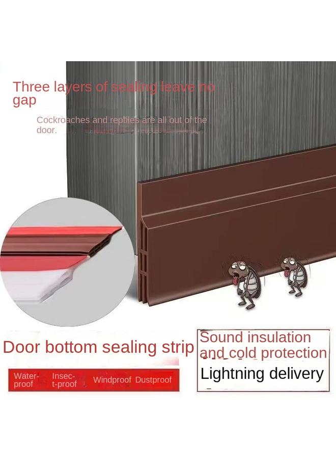 Bluejw Door Slit Door Bottom Special Door Barrier Sealing Strip Baffle Anti-cockroach American Style Anti-theft Door Anti-wind Anti-smoke Flavor Anti-insect Artifact  - Image 2