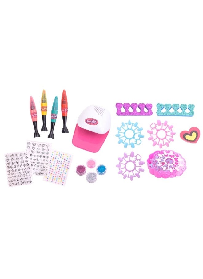 Totally Girlie Totally Girlie Sweet Girl Nail Studio Set (14 Pieces) 