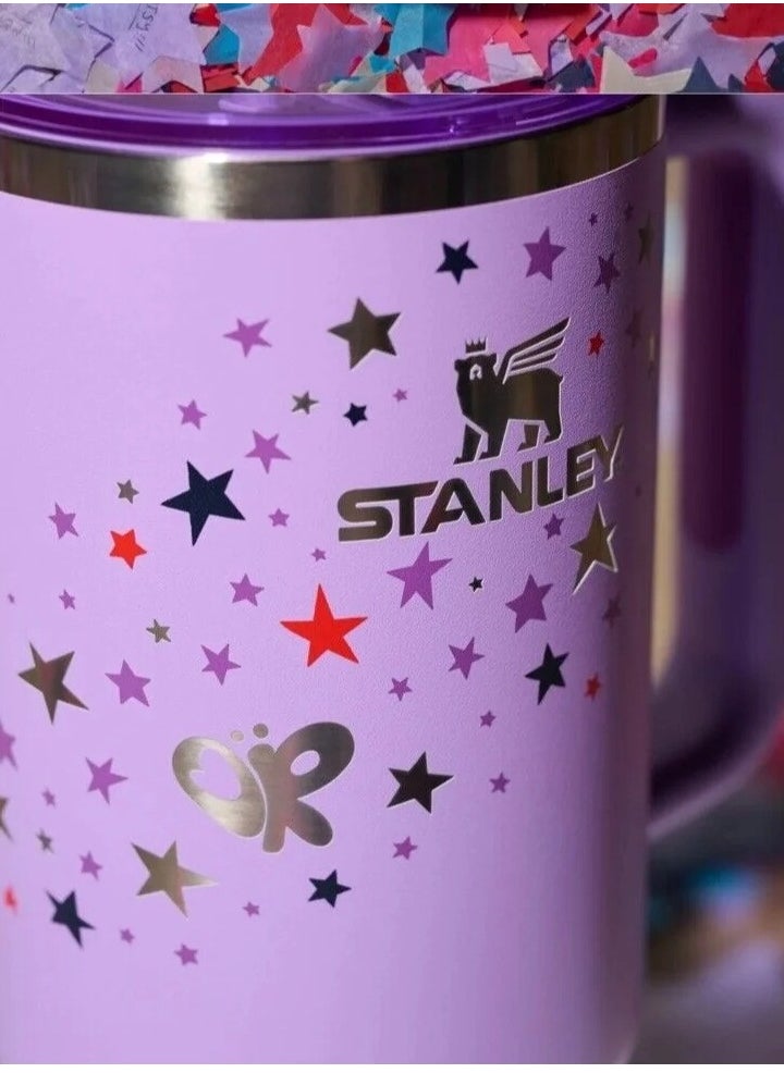 Stanley - Olivia Rodrigo X Limited Edition Stanley Cup 400z Quencher H2.0 Flowstate Tumbler – SS Vacuum Insulated Cup with Reusable Lid and Straw for Water, lced Tea, Coffee & Smoothies - Perfect Gift ldea - Image 1