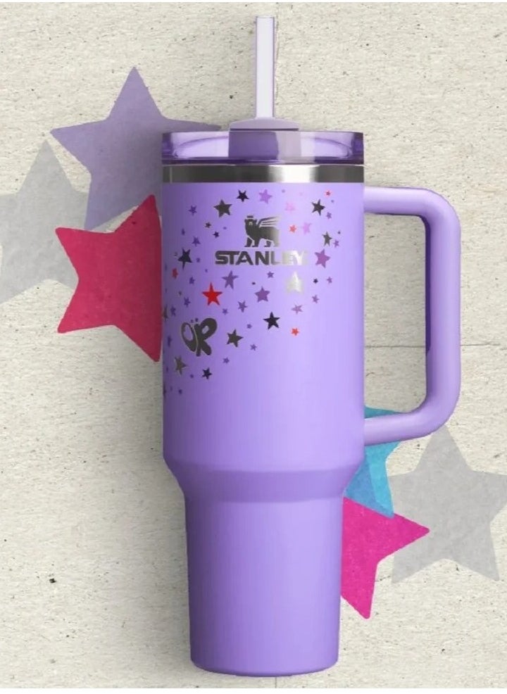 Stanley - Olivia Rodrigo X Limited Edition Stanley Cup 400z Quencher H2.0 Flowstate Tumbler – SS Vacuum Insulated Cup with Reusable Lid and Straw for Water, lced Tea, Coffee & Smoothies - Perfect Gift ldea - Image 1