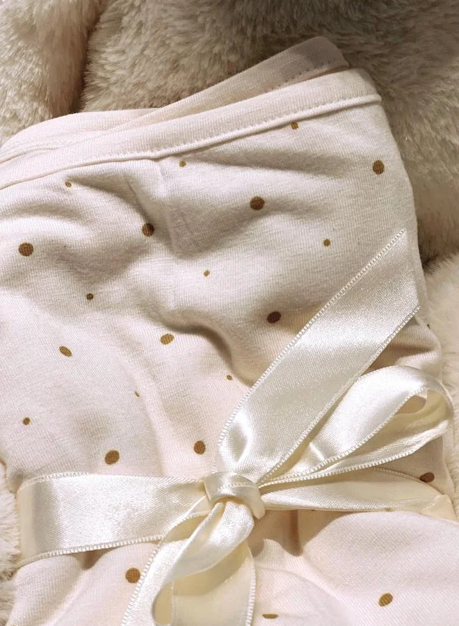 Elli Junior Cute gift set: Bib and Organic blanket/bodysuit with Gift Box