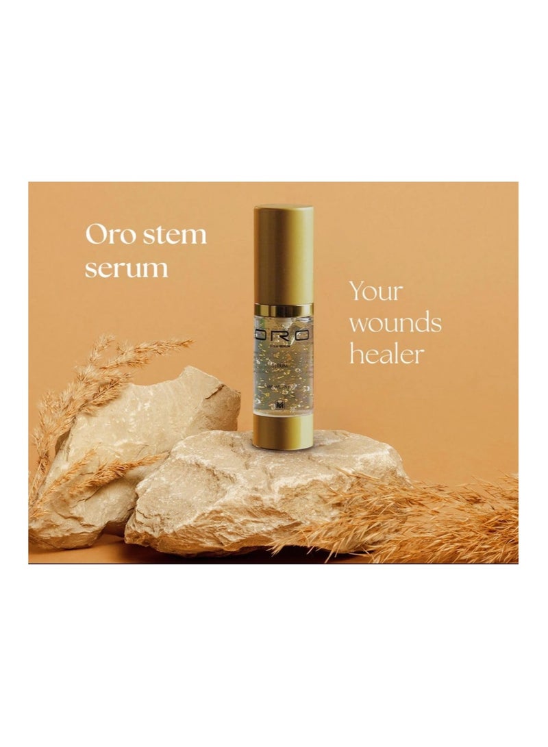 ORO STEM ORO Stem Cell Skincare Trio - Face Serum, Hydrating Face Gel & Daily Facial Cleanser with Natural Extracts- Anti-Aging,Hydrating & Purifying- Complete Facial Skincare Set for Radiant Skin.Luxury Gift  - Image 3