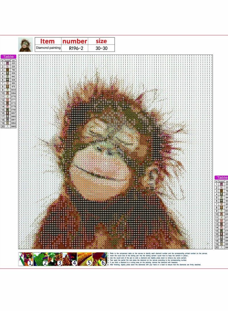 KASTWAVE 5D Diamond Painting Kits, Diamond Painting Animals, Diamond Painting Art Full Drill Set Kits for Adult Kids  - Image 1