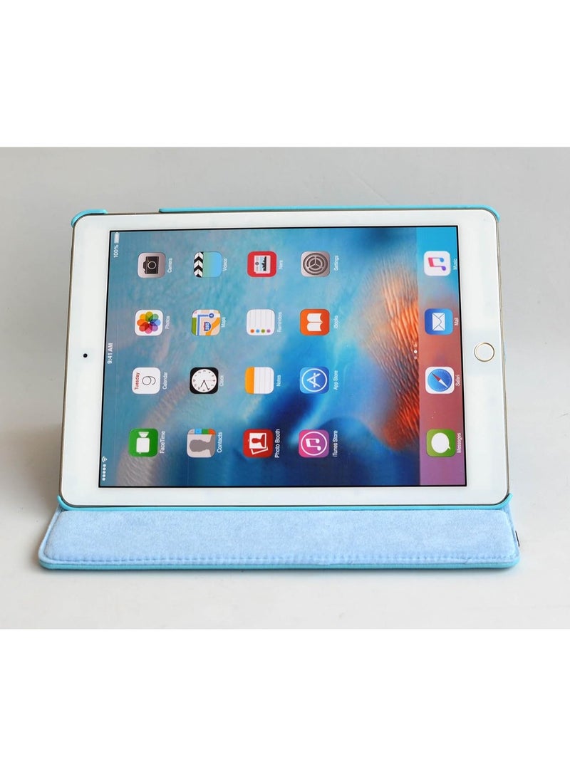 iPad Case 9.7 Inch Cover Case for iPad 6 (6th Generation iPad 2018) / iPad 5 (5th Generation iPad 2017) and iPad Air 1 / iPad Air 2 360 Degree Rotation Smart Sleep Wake Case iPad Cover - Image 3