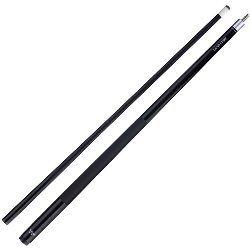 Viper by GLD Products Graphstrike Fiberglass Graphite Composite Billiard/Pool Cue, 57-Inch, 2-Piece, Black - Image 1