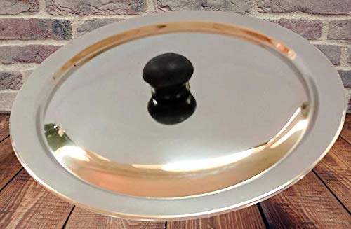 Starlinks® Heavy duty Stainless Steel ss Lid for Tope vessels, kadai, with Knob. Lid diameter 23.5cm,26.5 and 29.0cm. Approx.Weight 860gm. Quantity-1set (M4,5,6) - Image 3