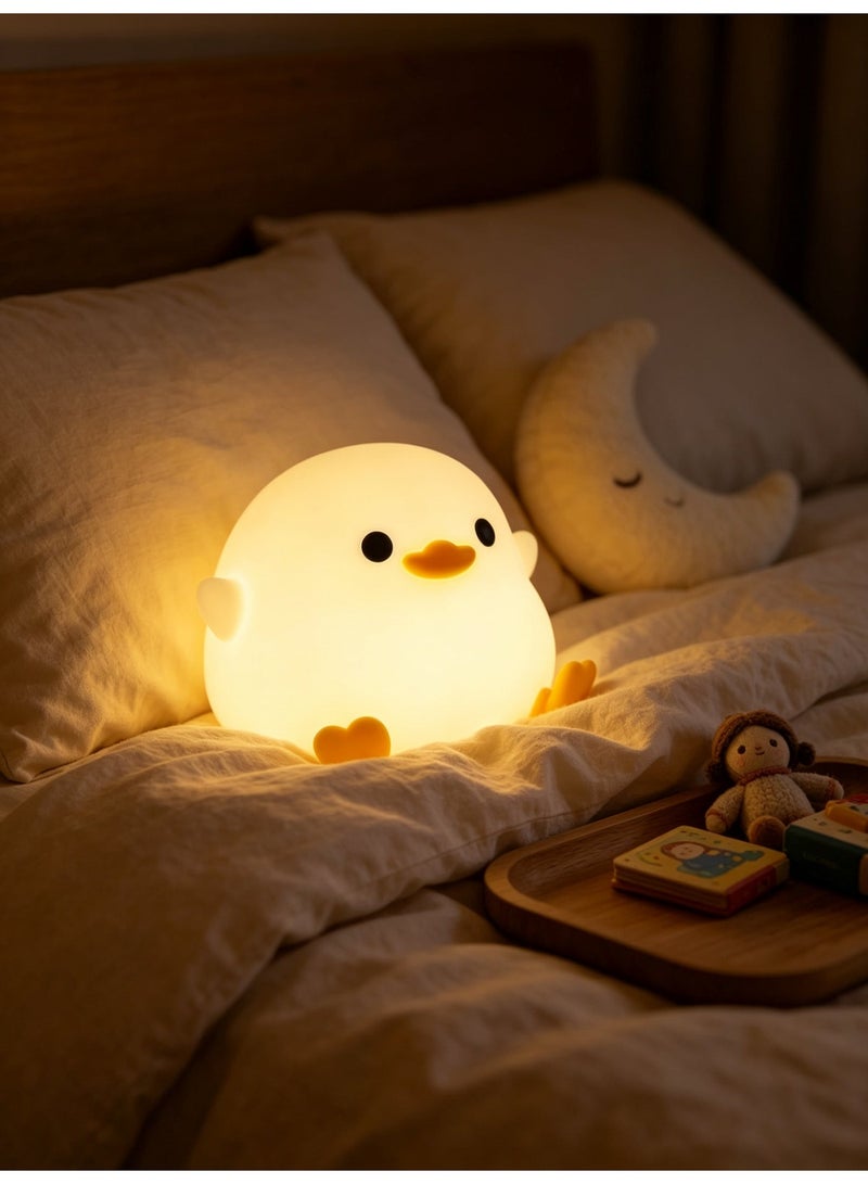 jaexest LED Duck Night Light, Cute Animal Night Light, Bedroom Bedside Lamp, Accompanying Sleeping Lamp, Decoration Gift - Image 2