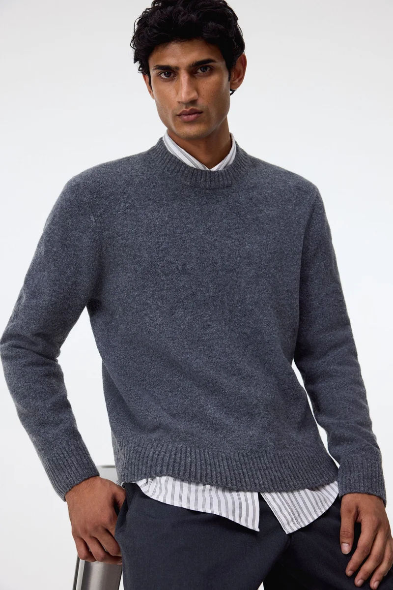 H&M Regular Fit Brushed jumper