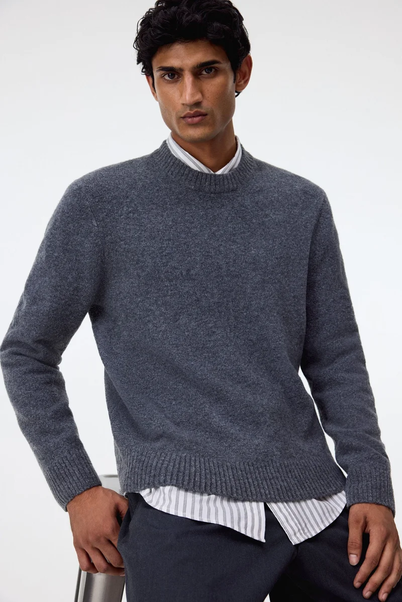 H&M Regular Fit Brushed jumper
