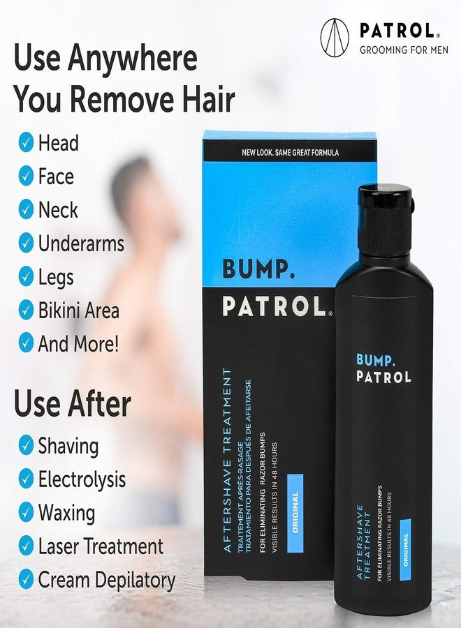 Bump Patrol Original Formula Aftershave Treatment Serum – Razor Bump Stopper and Ingrown Hair Treatment for Men and Women, Ingrown Hair Serum with Salicylic Acid - 4 oz (Pack of 1) - Image 3