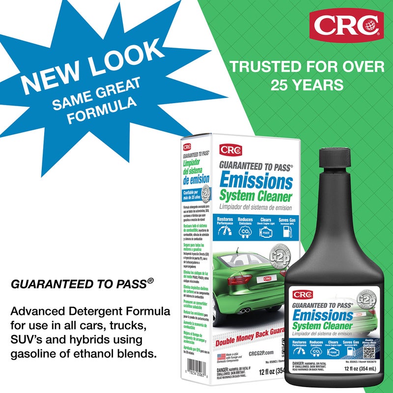 CRC Guaranteed to Pass Emissions Test Formula, 12 Fluid Ounce - Image 3