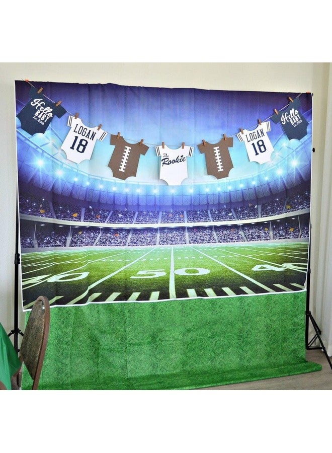 INRUI Ruini Football Field Photography Backdrop Football Field Auditoriumlight Themed Party Backdrop 7X5Ft - Image 3