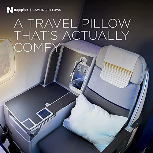 Nappler Small Shredded Memory Foam Pillow for Travel and Camping - Compressible Medium Firm Bed Pillow, Contoured Support, Breathable Cover, Machine Washable, Ideal Backpacking, Airplane and Car - Image 4
