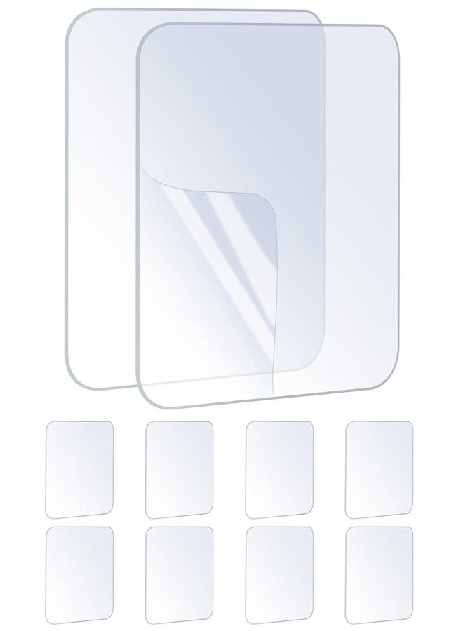ZOMPAGO 10PCS Heavy Duty Double Sided Adhesive Mounting Square Tape- Waterproof,Strong Adhesion,Clear, High Strength,No Residue Removability for Hanging,Wall Mounting, Home Decor,Adhesive for Shower - Image 1