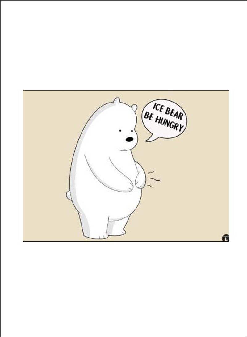 RKN Printed Anti-Slip Gaming Mouse Pad White/Beige/Black