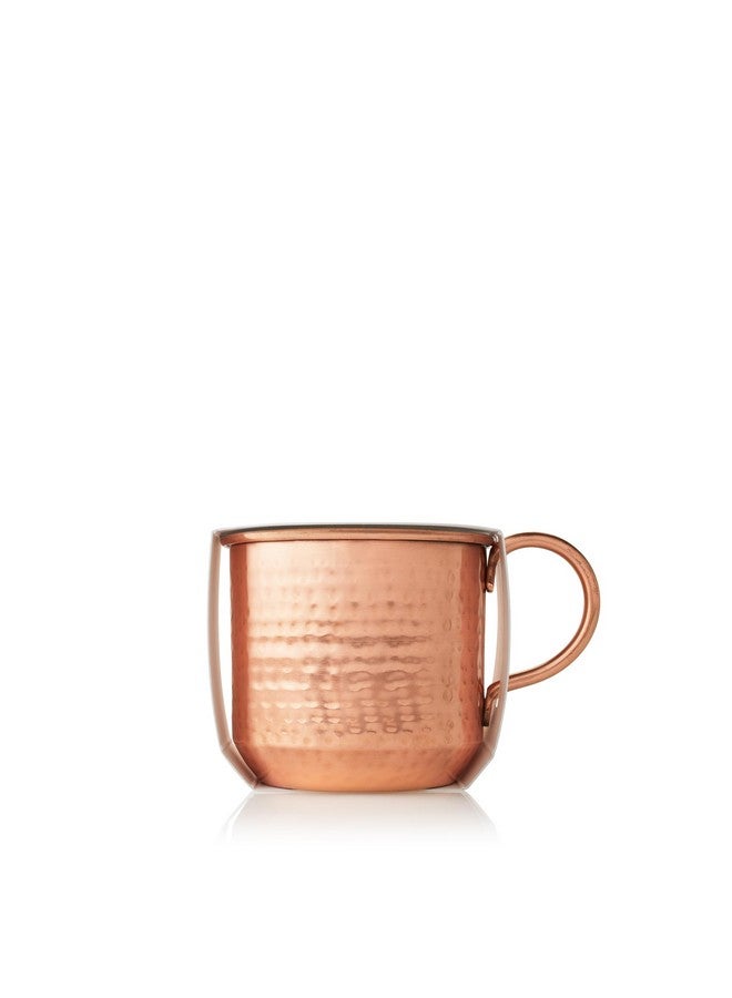 Thymes Simmered Cider Copper Candle - Warm & Spicy Apple Scented Candles for Home - Notes of Apple, Clove, and Cardamom - Luxury Gifts for Women - Fall Decor (Copper Cup, 10 oz) - Image 1