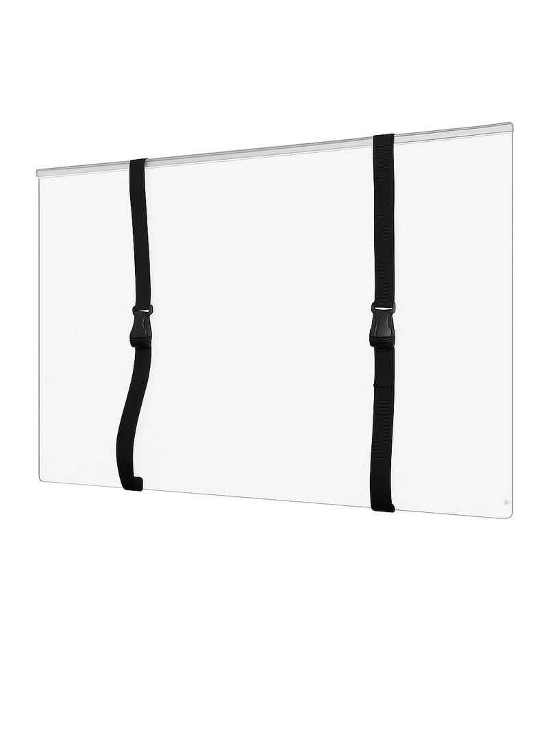 27-Inch TV Screen Protector – Shatterproof, Anti-Blue Ray, Eye Protection, Removable, Waterproof Clear Shield for LED/LCD/4K TVs (63 x 37 cm) - Image 4