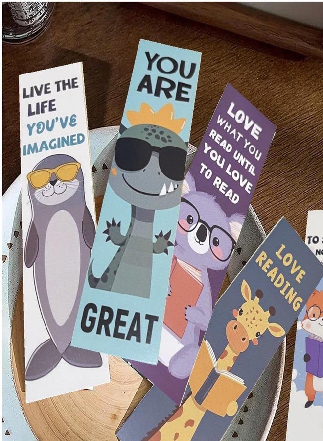 Cioohan 30PCS Funny Animal Bookmark for Kids and Women - Creative Cartoon Page Holders, Unique Gifts for Students, Books Lovers，Readers on Birthday School Rewards Library Reading - Image 2