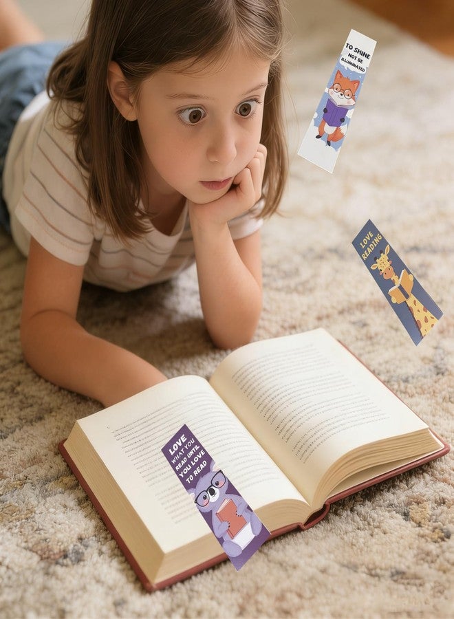 Cioohan 30PCS Funny Animal Bookmark for Kids and Women - Creative Cartoon Page Holders, Unique Gifts for Students, Books Lovers，Readers on Birthday School Rewards Library Reading - Image 3