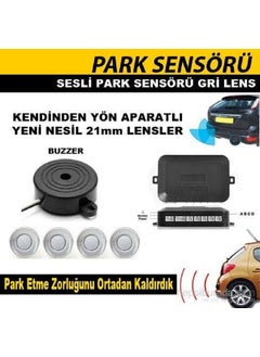 Carub Parking Sensor 4 Sensors with Sound Gray Eyes 0015903 