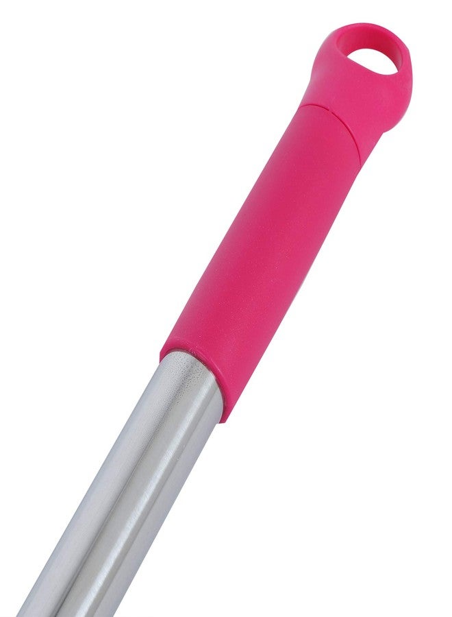 EBTOOLS Carpet Hair Removal Broom with 48'' Telescoping Adjustable Handle, Rubber Broom Carpet Rake for Pet Hair Dust Removal Daily Household Cleaning(Pink) - Image 5