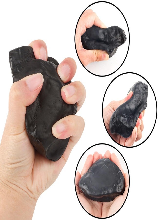 Abilat Stress Balls for Adults Kids 5 Packs Stone Foam Squeeze Balls Bulk Stress Relief Balls Squeeze Toys Appreciation Gifts for Employees Teachers Party Favors Gift Bag Fillers - Image 3