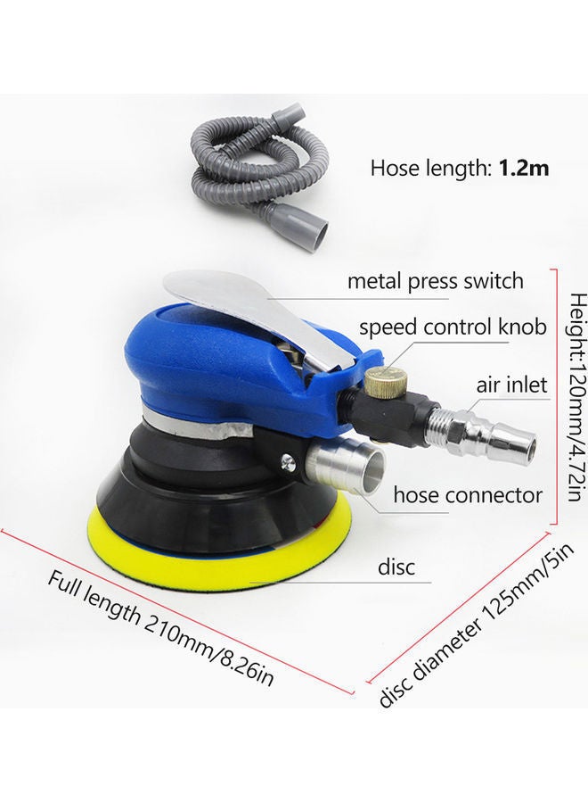 NIBEMINENT Vaccum Air Sander Tool Grey/Blue/Black - Image 3