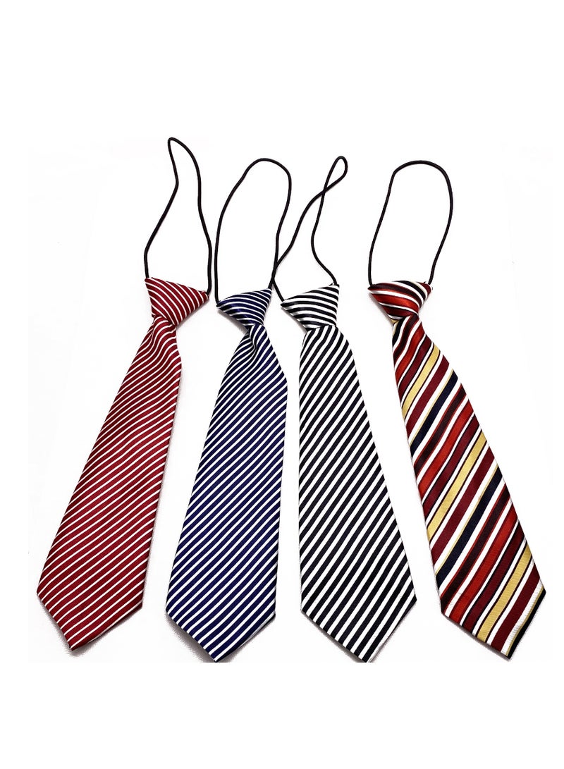 Boys Pre-Tied Neckties Business Neck Strap Tie To Girls To Attend Party Teen Match Shirt Neckwear Casual Collocation（C） - Image 2