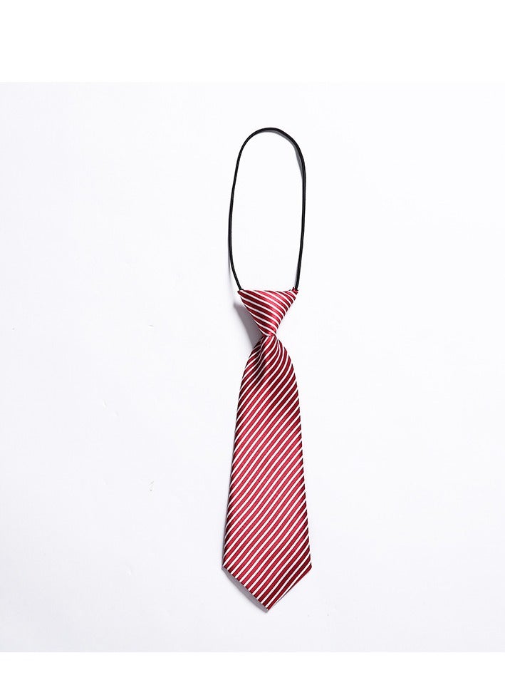 Boys Pre-Tied Neckties Business Neck Strap Tie To Girls To Attend Party Teen Match Shirt Neckwear Casual Collocation（C） - Image 3