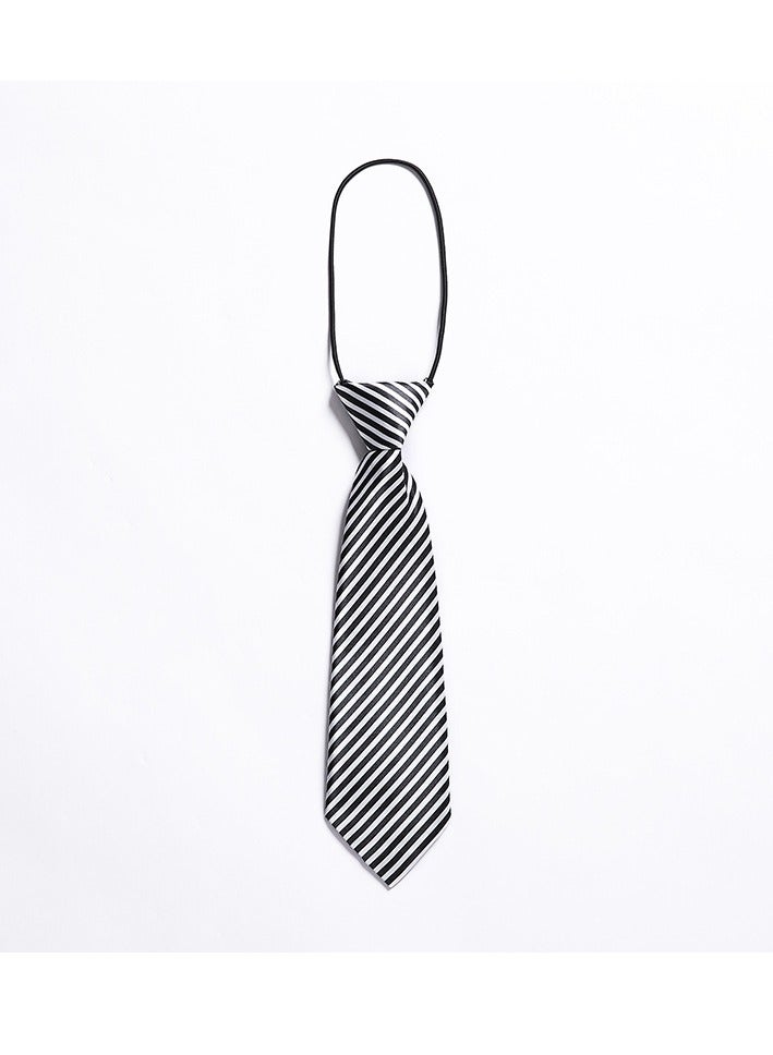 Boys Pre-Tied Neckties Business Neck Strap Tie To Girls To Attend Party Teen Match Shirt Neckwear Casual Collocation（C） - Image 4