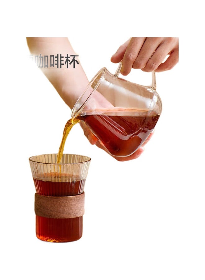 JD.com Jd Jingzao Coffee Mug, Pour-Over Glass Tea Cup, Milk Cup, 330Ml - Image 2
