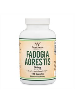 Double Wood Supplements Fadogia Agrestis, 600mg Per Serving - 180 Capsules  - Image 5