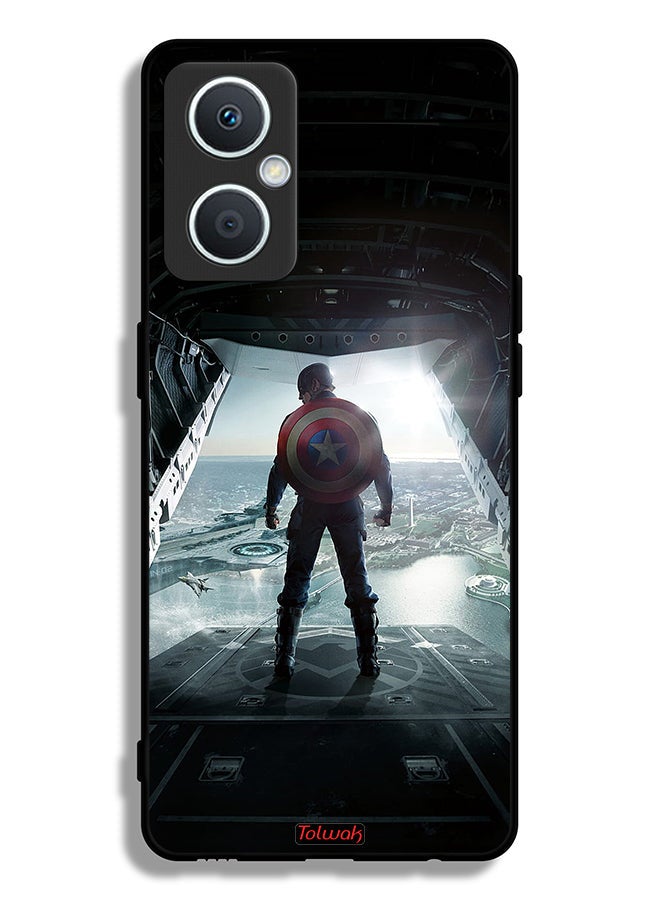 Tolwak Oppo A96 5G (China) Protective Case Cover Portrait Display Captain America - Image 2