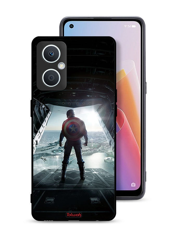 Tolwak Oppo A96 5G (China) Protective Case Cover Portrait Display Captain America - Image 1