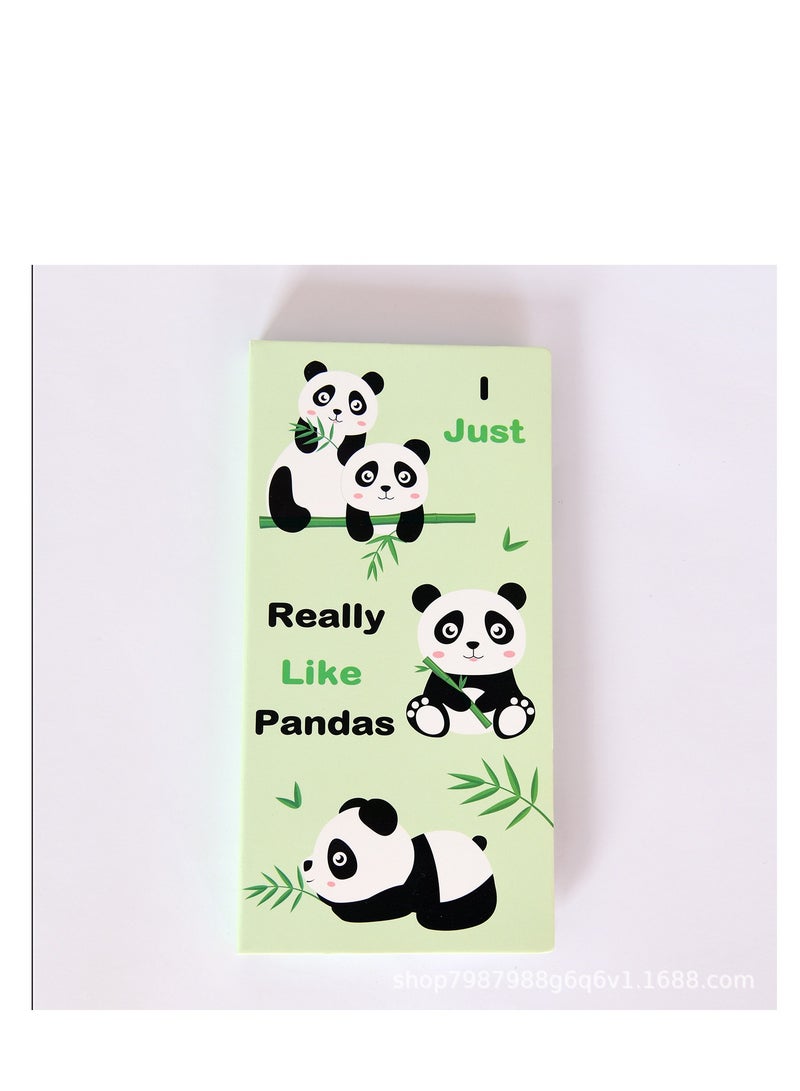 Generic Cute Cartoon Panda Sticky Notes Set - 550 Sheets Self-Stick Memo Pads, Animal Divider Tabs Bundle, Fun Page Markers for School and Office Supplies, Perfect Small Gift! - Image 1