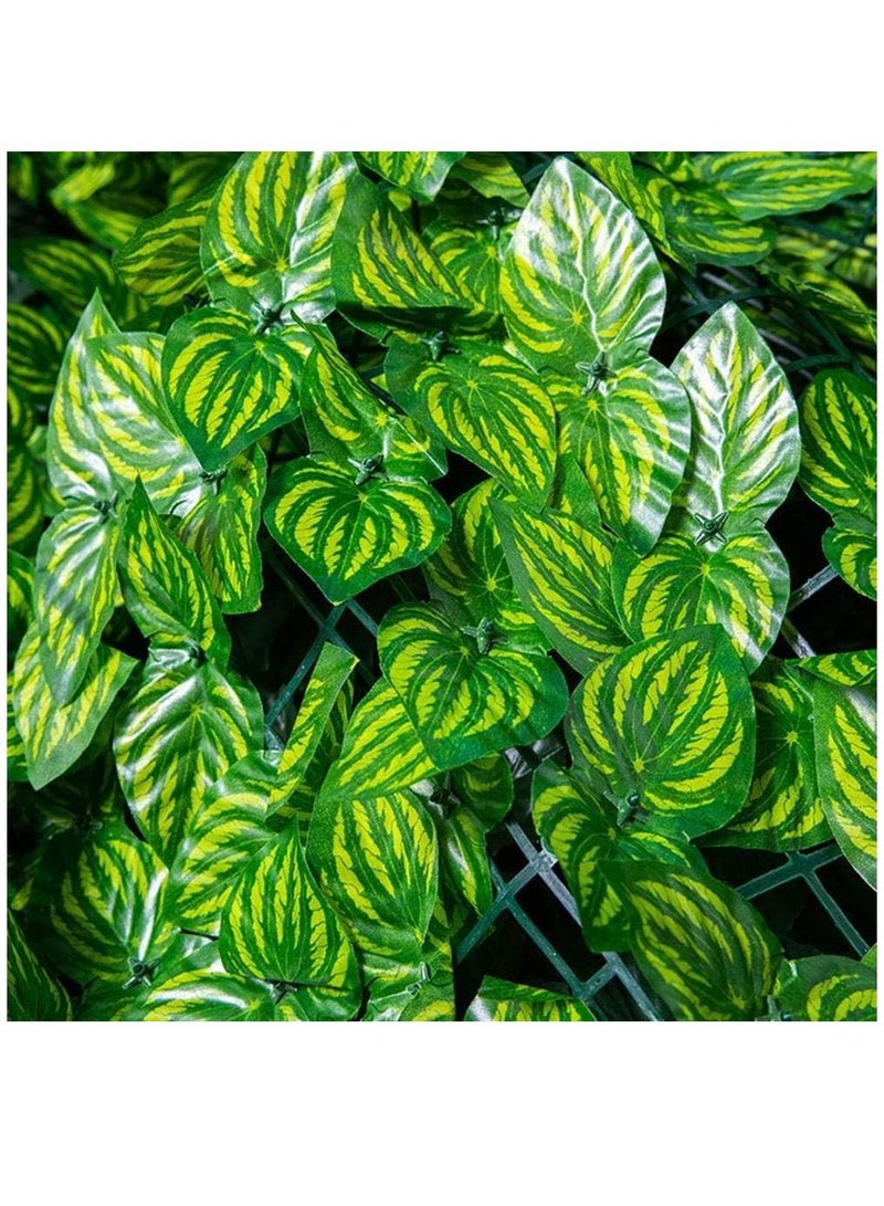 Artificial Ivy Leaf Privacy Fence. Green Plastic Leaf Fence Panels Screen Hedge Fence Roll Wall Landscaping for Outdoor Decor. Garden 50*100cm - Image 2