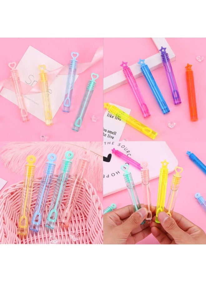WAHA TOYS 48 Pcs Mini Bubble Wands For Kids, Bulk Party Favors Perfect For Themed Birthday, Christmas, School, Valentine - Goodie Bag Fillers, Colorful Bubble Toys For Outdoor Fun - Image 5
