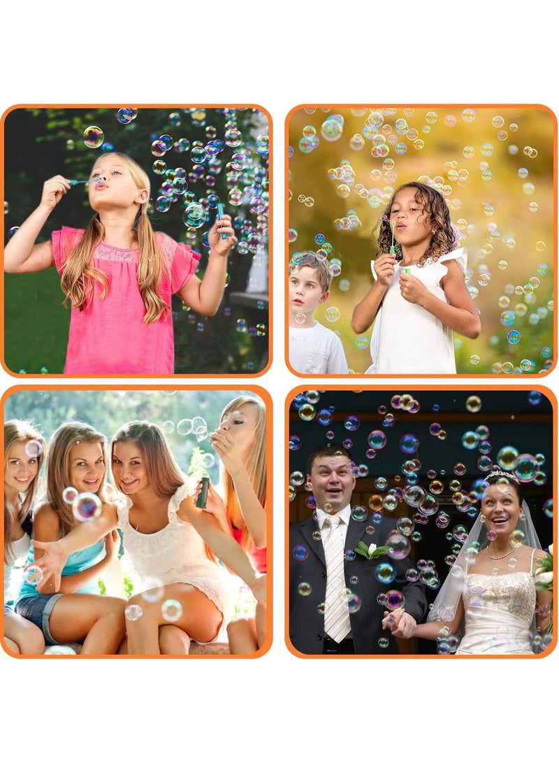 WAHA TOYS 48 Pcs Mini Bubble Wands For Kids, Bulk Party Favors Perfect For Themed Birthday, Christmas, School, Valentine - Goodie Bag Fillers, Colorful Bubble Toys For Outdoor Fun - Image 4