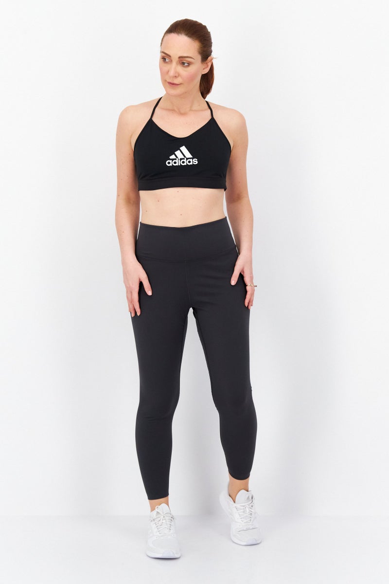 Adidas Women Sportswear Fit 7/8th Training Tight, Dark Grey - Image 2
