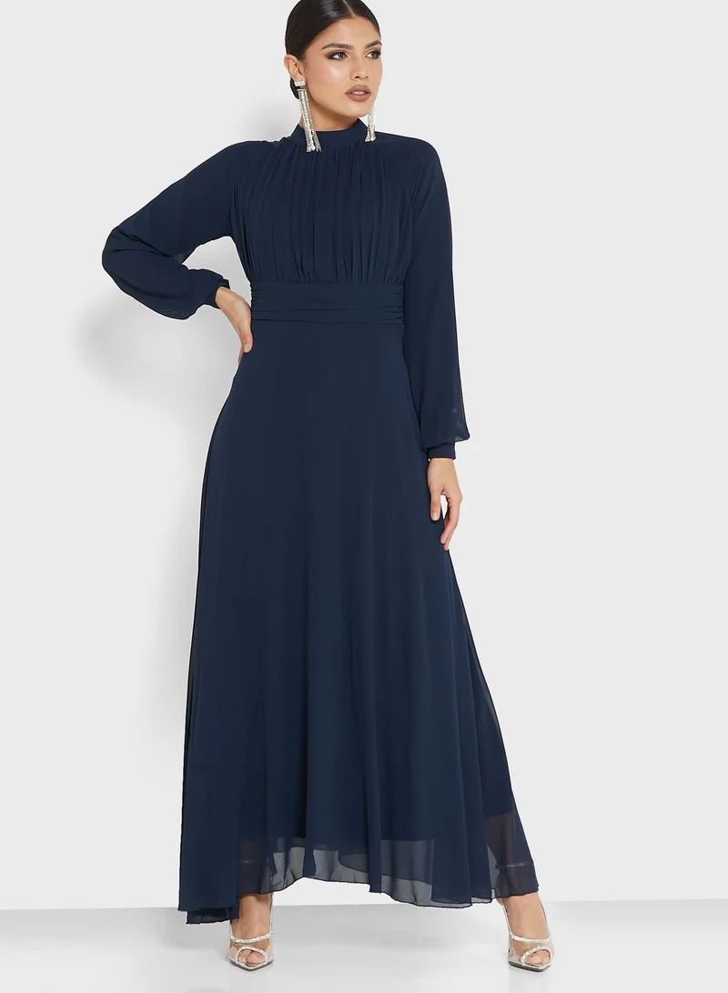 Khizana Ruched Detail Dress